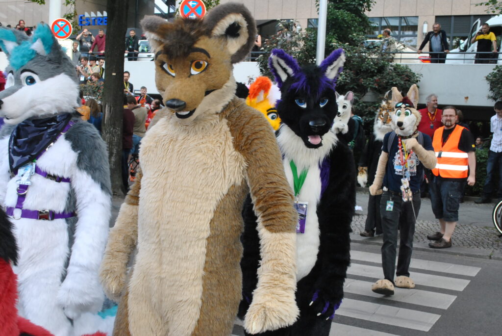Fursuiter a Eurofurence 2014
